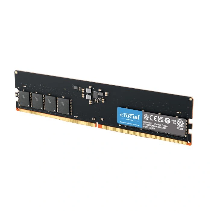 رم کامپیوتر DDR5 تک کاناله 4800 مگاهرتز CL40 کروشیال ظرفیت 8 گیگابایت